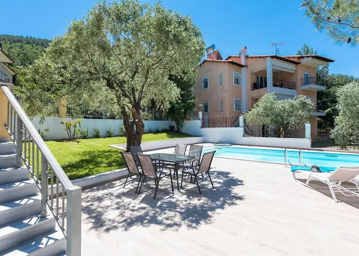 Villa Louloudis Pool Skala Rachoni (Thasos)